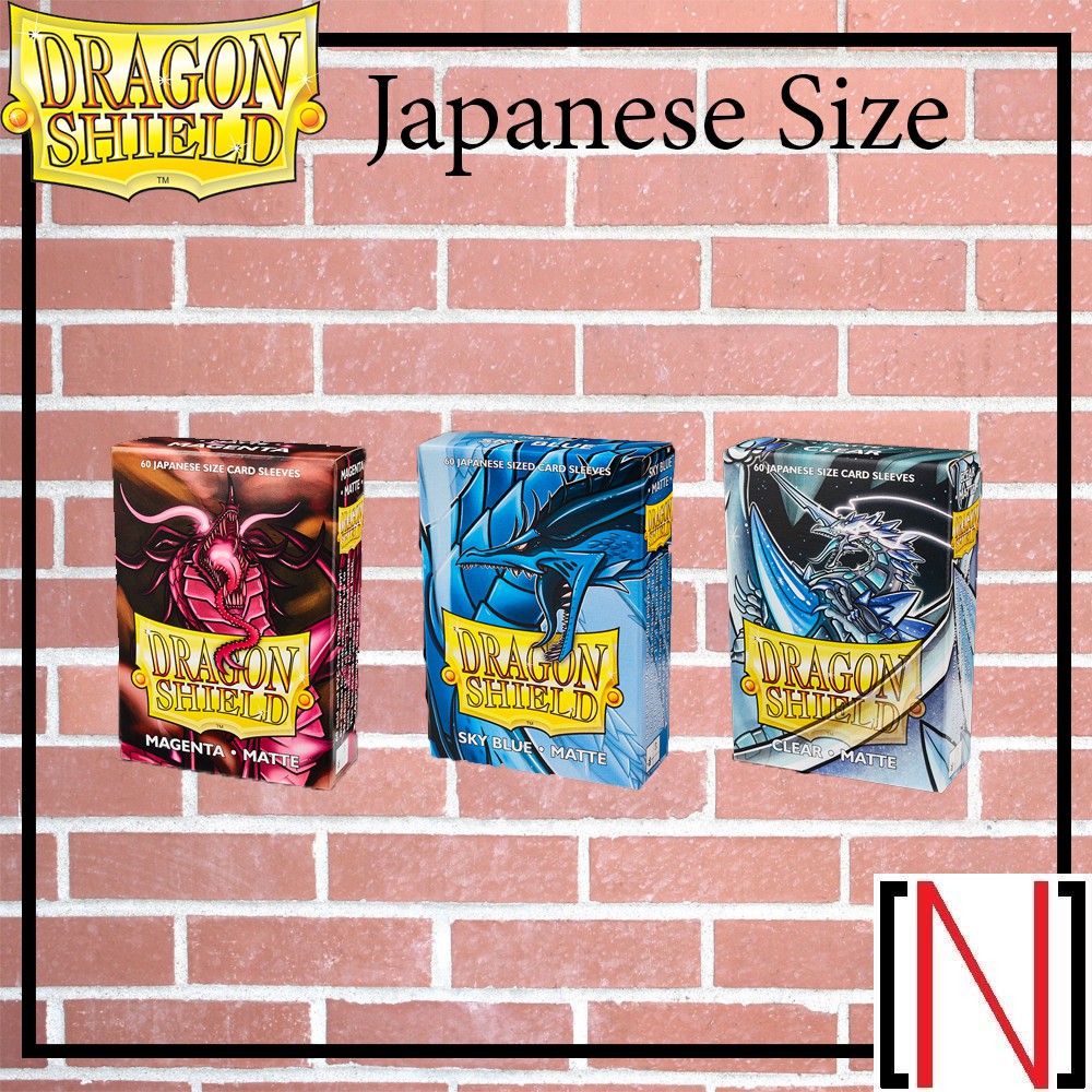 Dragon Shield (60ct) Japanese Size Sleeve Matte ClearClear Classic