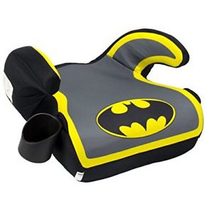 WB KidsEmbrace Belt Positioning Backless Booster Car Seat, Batman