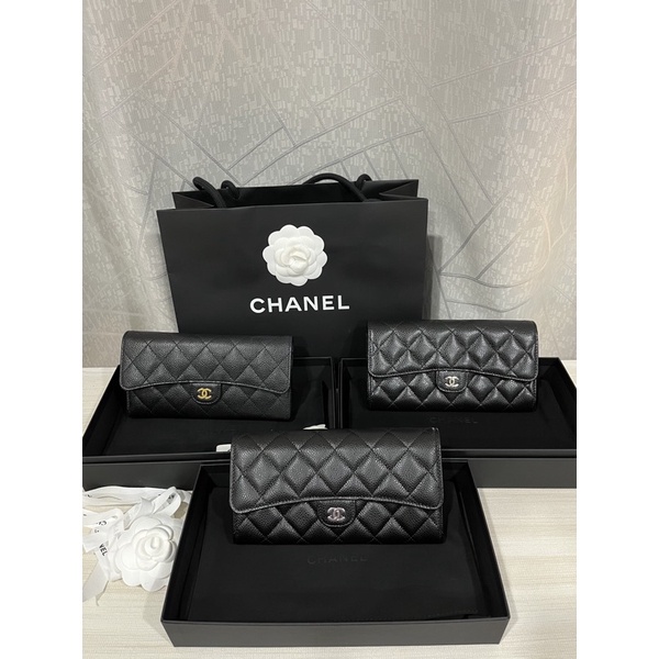 chanel sarah long wallet