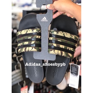 Adidas adilette comfort💯✅ สีเขียวลายพราง