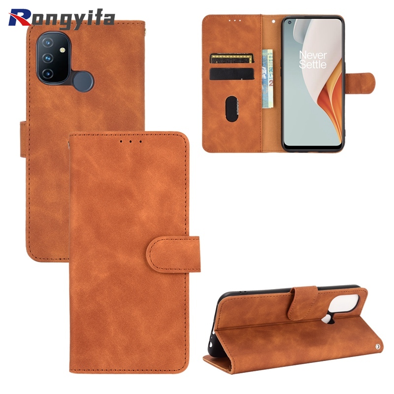 For OnePlus Nord N100 N10 8T 8 7T Pro 7 3T 3 5 6T 6 Phone Case Flip Leather Business Simple Wallet Card Package Slots Stand Holder Case Cover