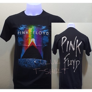 เสื้อยืด ผ้าฝ้าย คอกลม วงพิงค์ฟอย PinkFoyd เนื้อผ้าดี ขนาดมาตรฐาน ผลิตในเมืองไทย