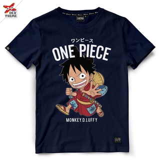 Dextreme เสื้อวันพีซ (DOP-1390) One Piece ลาย ลูฟี่ Luffy มี สีกรม และ สีเหลือง