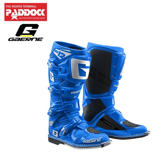 Gaerne รองเท้าวิบาก รุ่น SG12 สี Solid Blue Limited! ปี22/23