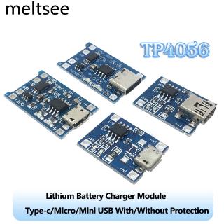 บอร์ดโมดูลการชาร์จ Mini USB Micro USB Type-C 5V 1A 18650 TP4056 พร้อมฟังก์ชั่นคู่ 1A Li-ion
