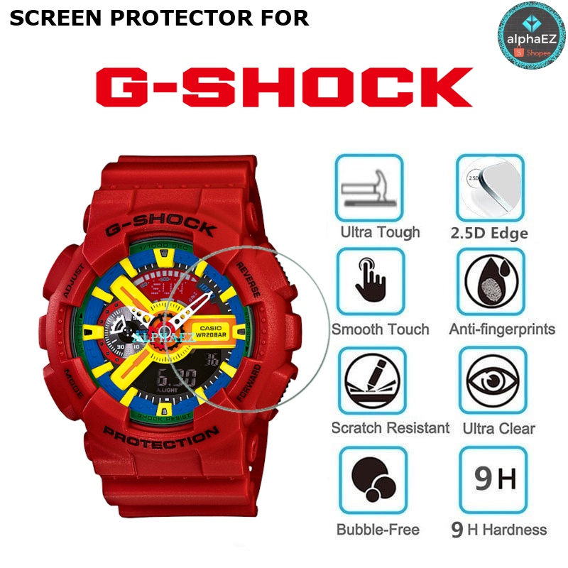 Casio G-Shock GA-110FC-1A Series 9H กระจกกันรอยหน้าจอนาฬิกา GA-110