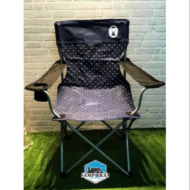 เก้าอี้  Coleman resort chair Dot Navy