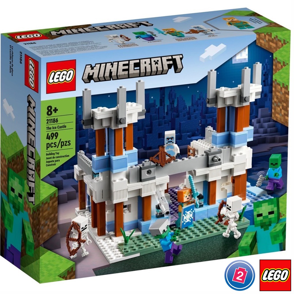 เลโก้ LEGO Minecraft 21186 The Ice Castle