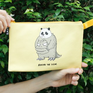 กระเป๋าเครื่องเขียน PVC ลาย Mascot 1