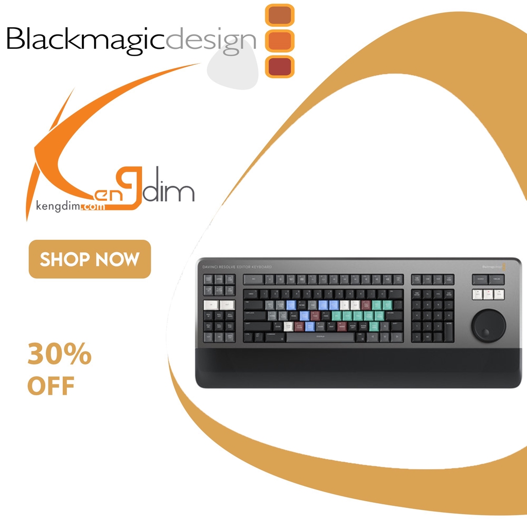 Blackmagic Design DaVinci Resolve Editor Keyboard (สตูดิโอ Resolve C/W)