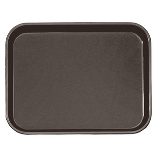 CAMBRO ถาดเสิร์ฟอาหารสี่เหลี่ยม สีน้ำตาล ยาว45.1 x กว้าง30ซม CAM1-PT1216-167