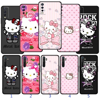 เคสโทรศัพท์ชนิดซิลิโคน TPU แบบนิ่ม ลายการ์ตูน hello Kitty สําหรับ VIVO Y11 Y12 Y15 Y17 Y20 Y55 Y55s Y69 Y71 Y81 Y81s Y91 Y91C Y93 Y95 BHZ32