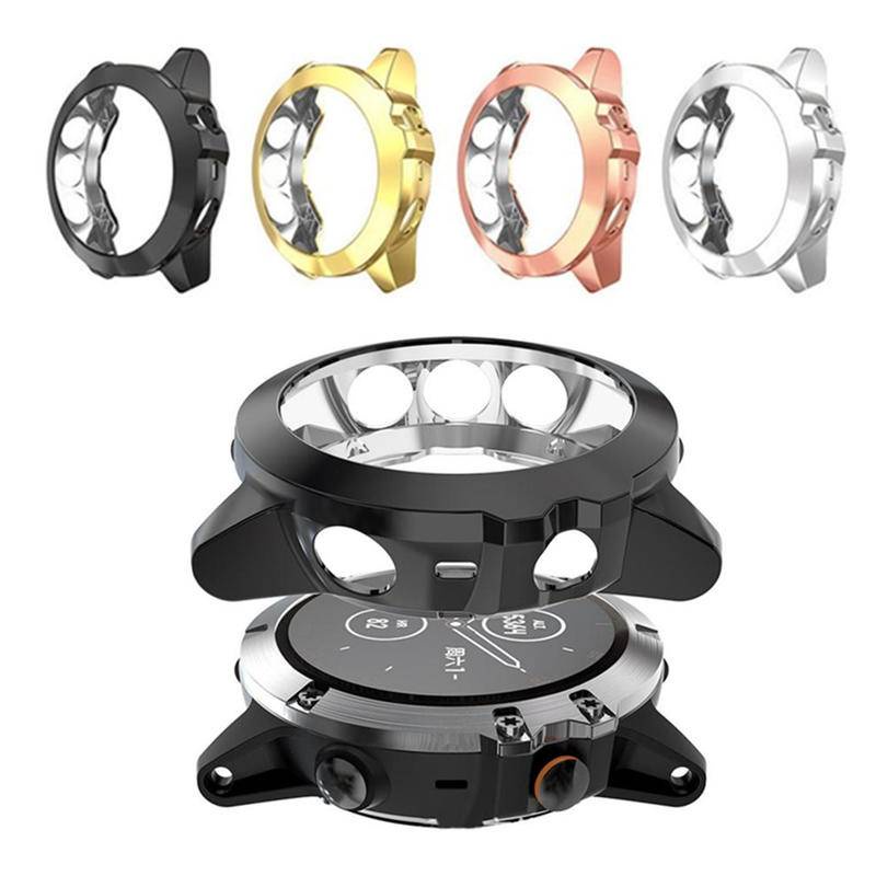 ชุบสําหรับ Garmin Fenix 5X 5 ป้องกันหน้าจอสําหรับ Garmin Fenix5 Fenix5X นาฬิกาอุปกรณ์เสริมฝาครอบป้อง