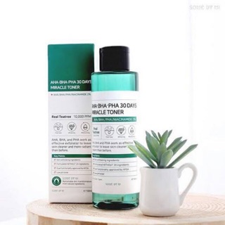 สินค้านำเข้าของแท้💯%  SOME BY MI AHA, BHA, PHA 30 Days Miracle Toner 150 ml .