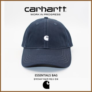 Carhartt เล็กlogo คลาสสิก ความเรียบง่าย ผู้ชายและผู้หญิง หมวกเบสบอล หมวกลิ้นเป็ด