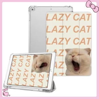 (With pen tray) เคสไอแพด Cat ipad gen9 air4 Air5 การ์ตูน เคส ipad gen8 ipad air Gen7/8/9 mini6 case ipad mini Gen6 10.2 9.7 Pro 11