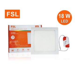 โคมฝังเหลี่ยม FSL-PN-8-18W (SQUARE) แสงขาวและแสงวอร์มไวท์