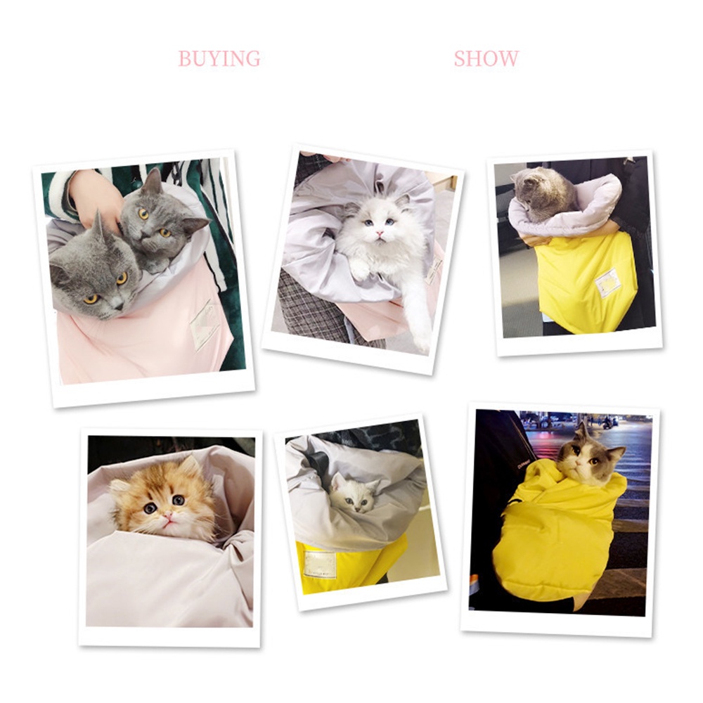 Portable Pet Carrier Bag For Cat Warm Outdoor Travel Backpack Kitten ...