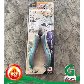 คีมปากแหลมแบบเรียบซึโนดะ Tsunoda(ของแท้100% Japan) Trinity TM-13 (Fine Lead Flat Needle Nose Pliers 130 mm, Made in Jap)