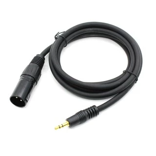 【1.5M/3M/5M/10M】3 . 5 มม . To Xlr Male/Female สายเคเบิ้ลเสียงไมโครโฟนคุณภาพสูง