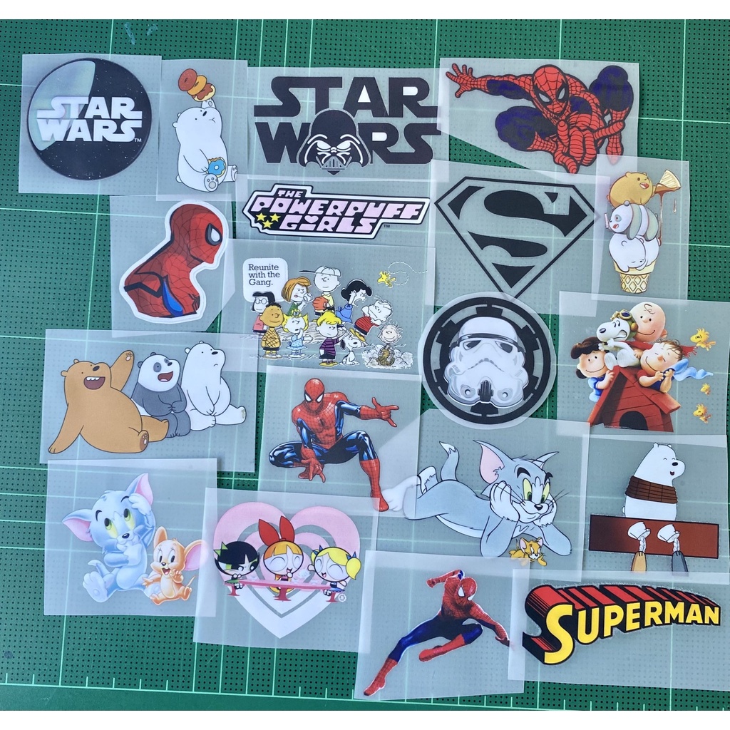 ตัวรีดติดเสื้อการ์ตูน สนูปปี้,Star wars,We bear แผ่นฟิมล์รีดร้อน อาร์มรีดติดเสื้อ