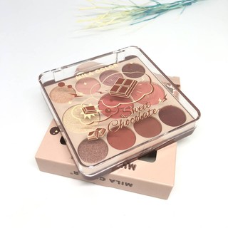 MILA COLOR CHOKOLATE EYESHADOW  มิลา คัลเลอร์ ช็อตโกแลต อายแชโดว์ พาเลทตา11สีคุณภาพดี Sweet Chocolate palette NO.MC5043