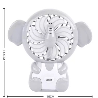 [ลด15% โค้ด PMB0103] Light &amp; Fan พัดลมพกพามีแบตเตอรี่ในตัว