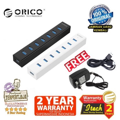 ORICO H7013 U3 7 พอร์ตแบบพกพา USB 3 0 HUB Original 7 ชิ้น super speed usb3.0 พอร์ต