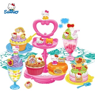 เฮลโลคิตตี้ เฮลโลคิตตี้ ทอย BinFun Moment Feast Feast KT-50125 Girl Play House Set