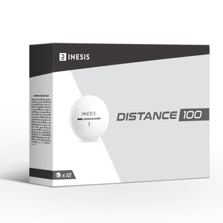 Decathlon ลูกกอล์ฟ INESIS รุ่น Distance 100 12 ลูก