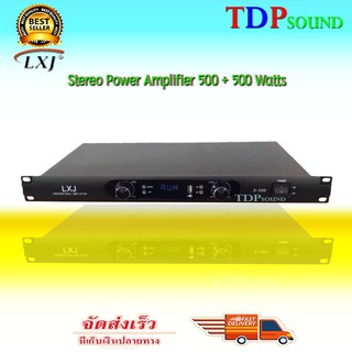 เพาเวอร์แอมป์ 500W+500W Power Switching มีบลูทูธ Bluetooth USB MP3 รุ่น D-500 TDP SOUND