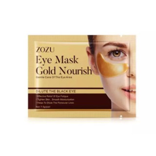 มาส์คใต้ตา ZOZU Eye Mask Gold Moist ( 2 แผ่น / 1 คู่ ) ลดปัญหาใต้ตาดำ ใต้ตาบวม หมองคล้ำ รอยตีนกา