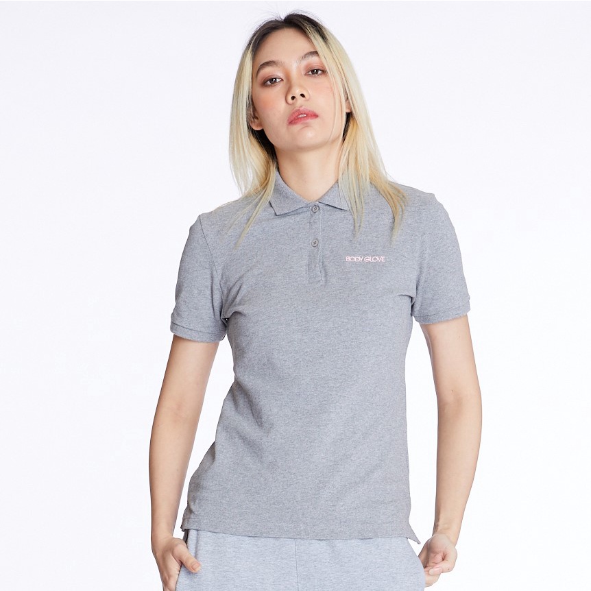 BODY GLOVE Women's CLASSIC POLO เสื้อโปโลผู้หญิง สีเทา-91