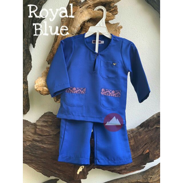 Hill Kids - Hill Baju Melayu (รอยัลบลู)