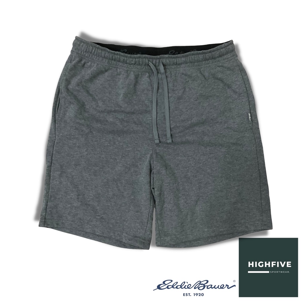 กางเกงขาสั้น sweatpants ผู้ชาย | eddie bauer Lounge/gray, black ผ้าสำลี
