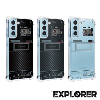 เคส Samsung Galaxy S21 FE [ Explorer Series ] 3D Anti-Shock Protection TPU Case