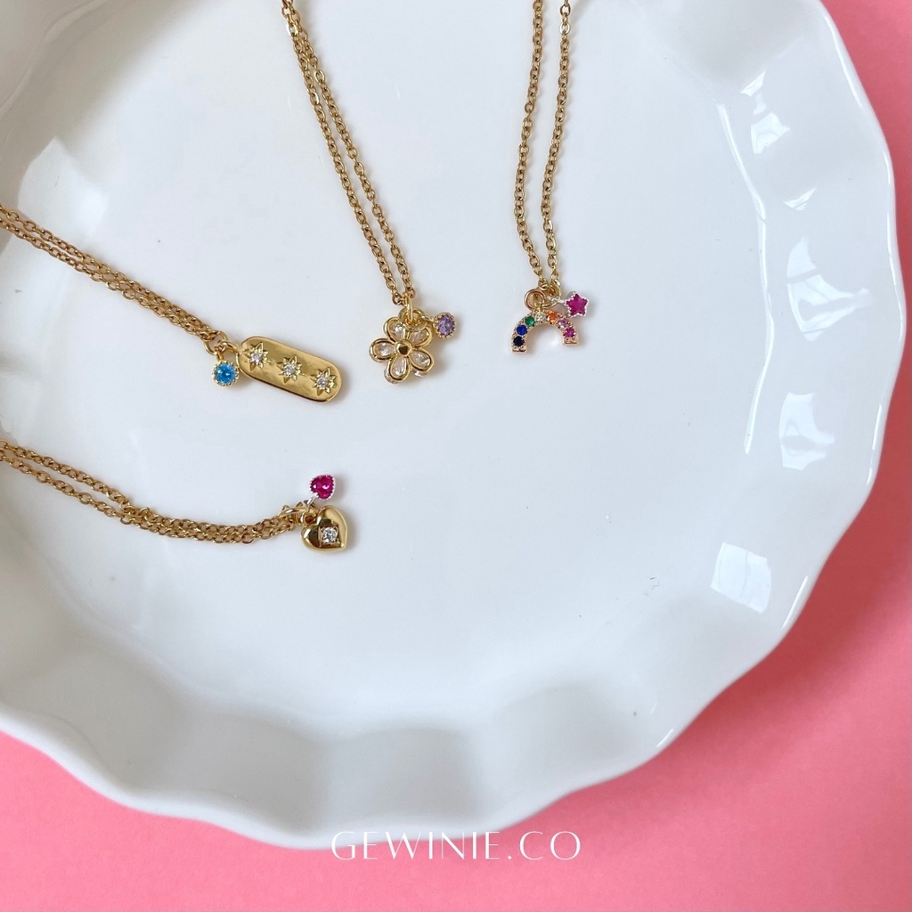 Gewinie.co – Mixed Daisy Necklace สร้อยคอ จี้ดอกไม้ ราคา ถูกที่สุด ดีลบีเคเค แกลเลอรีภาพที่ 8
