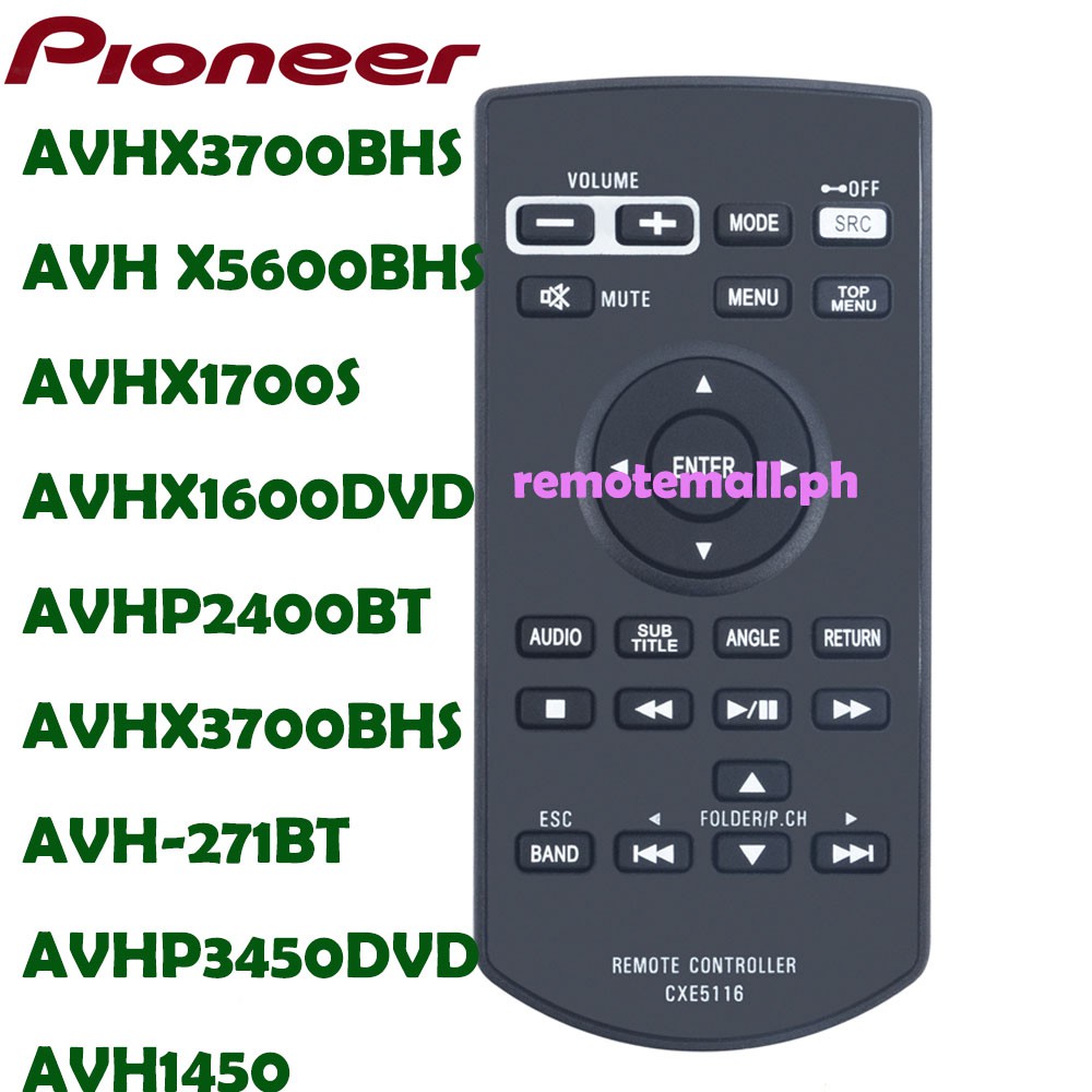 ใหม่ CXE5116 สําหรับ Pioneer รถ AV ระบบรีโมทคอนโทรล RDS AVH1450/H2450 RECEIVER AVH X3700BHS AVH X560