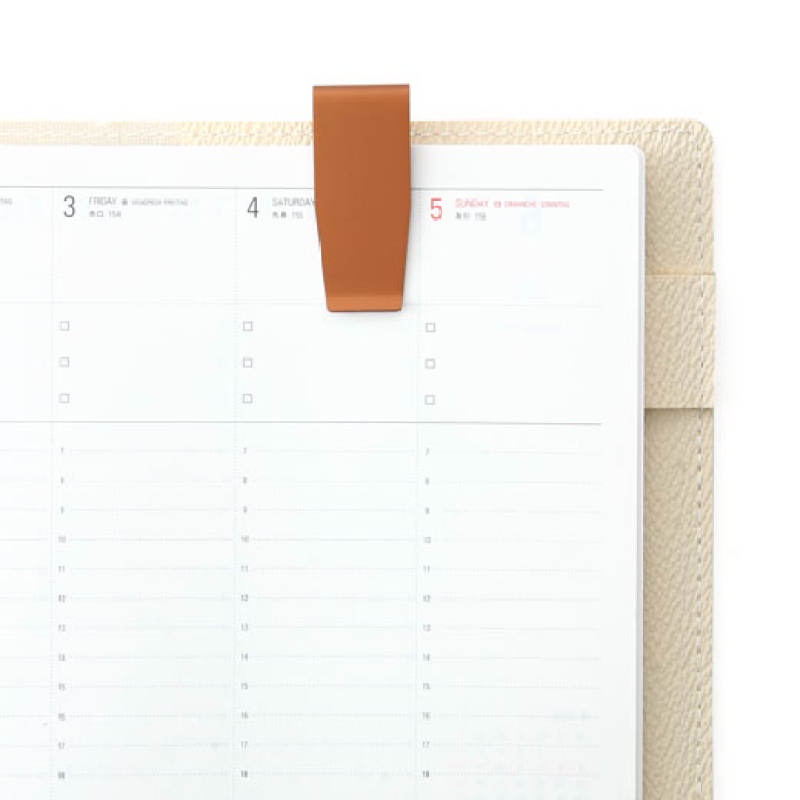Clip Ruler Brown / คลิปไม้บรรทัดอะลูมิเนียม สีน้ำตาล (HFK029-BR)
