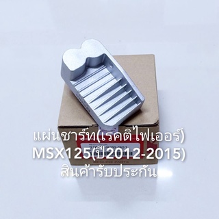 แผ่นชาร์ท MSX , WAVE 125i.New ปี 2012-2015(สินค้ารับประกันคุณภาพ)