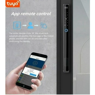 รุ่นใหม่ TUYA Digital door lock กันน้ำ ภายนอก บานเลื่อน บานสวิง เปิด-ปิดอัตโนมิติ ล็อคออโต้ CL-X30
