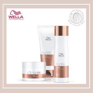 *พร้อมส่ง* WELLA – Fusion Intense Repair Shampoo/Conditioner/Mask | ผลิตภัณฑ์สำหรับผมเสีย ผมถูกทำลาย