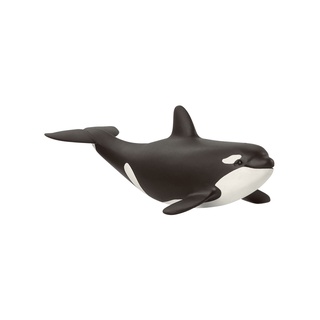 ฟิกเกอร์ Schleich Baby Orca Killer Whale Wild Life แบบพลาสติก 14836