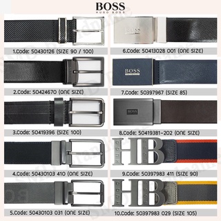 HUGO BOSS เข็มขัดผู้ชาย เข็มขัดหนัง เข็มขัดไนลอน เข็มขัดแบรนด์เนม