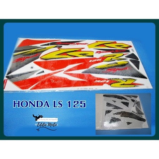 BODY STICKER HONDA LS125 year 2001 for "SILVER" MOTORCYCLE SET / สติ๊กเกอร์ เคลือบเงา สติ๊กเกอร์มอเตอร์ไซค์ ติดรถสีเงิน