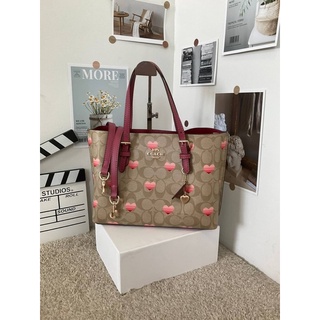 NEW ARRIVALS! COACH MOLLIE TOTE 25 IN SIGNATURE CANVAS
