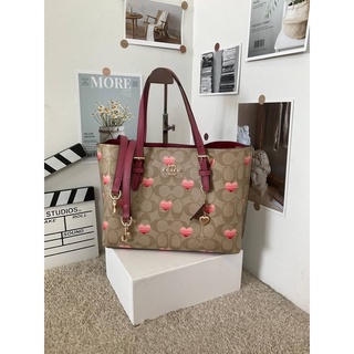 NEW ARRIVALS! COACH MOLLIE TOTE 25 IN SIGNATURE CANVAS