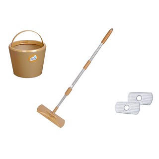 #ชุดถังปั่น+ไม้ถูพื้นไมโครไฟเบอร์ # Set of spinning bucket + microfiber mop