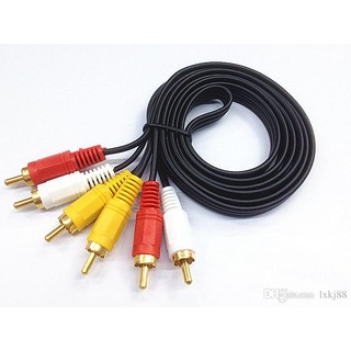 สาย RCA ตัวผู้หัวท้าย RCA ( M x 3 ) to RCA ( M x 3 ) (กลุ่ม1)