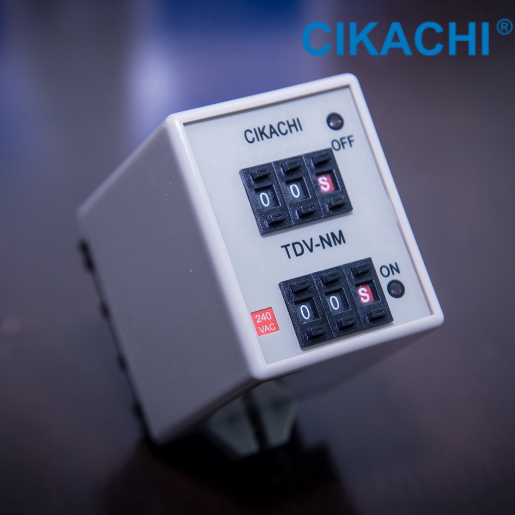 CIKACHI TDV-NM 220V 380V Twin Timer ทวินไทม์เมอร์